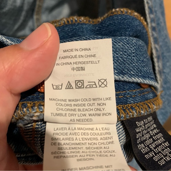 Madewell Adirondack Short Overalls Raw Hem In Dawkins Wash Size M - Picture 13 of 14